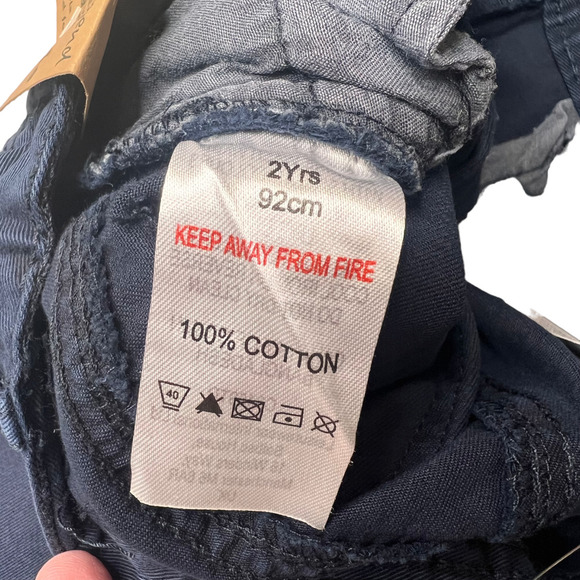 New Life and Legend Toddler Boys Navy Blue Denim Pants Adjustable Waist Size 2 - Picture 10 of 14